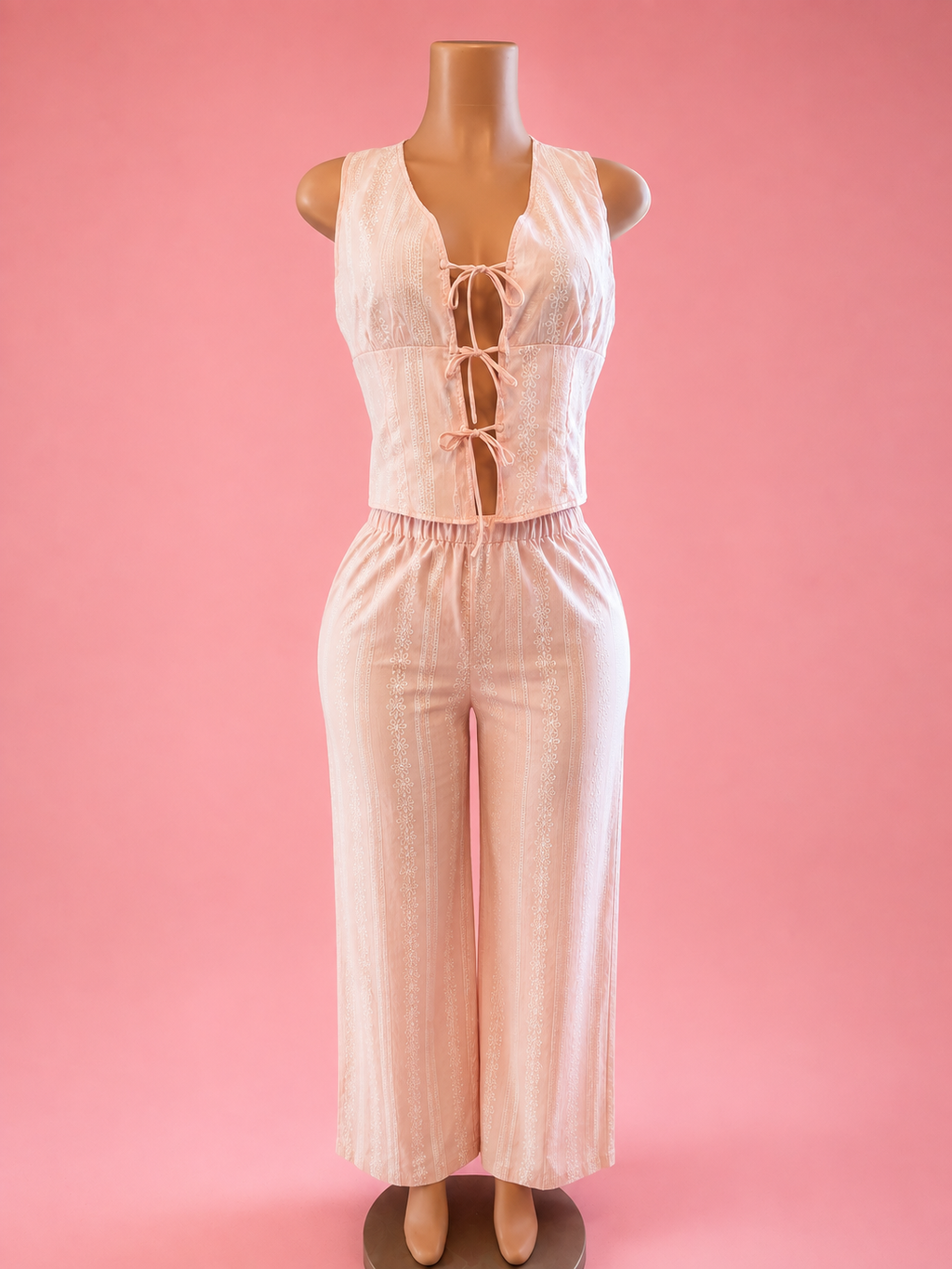 Two-Piece Embroidered Set