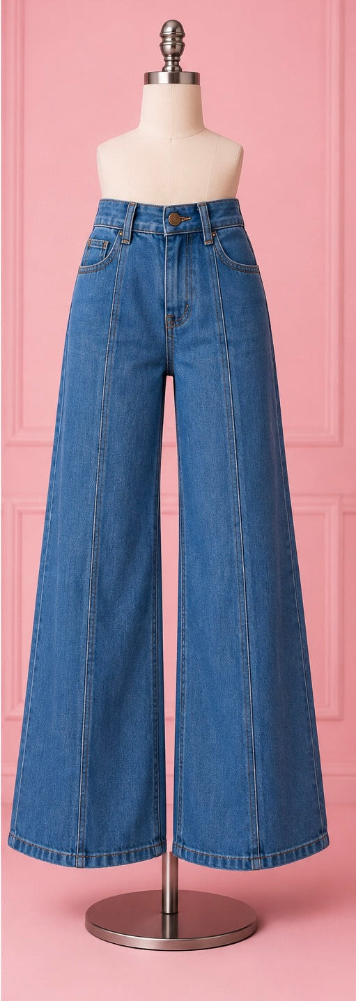 Chic Wash Denim Pants
